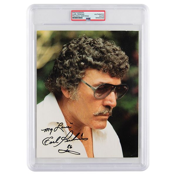 Carl Perkins Signed Photograph