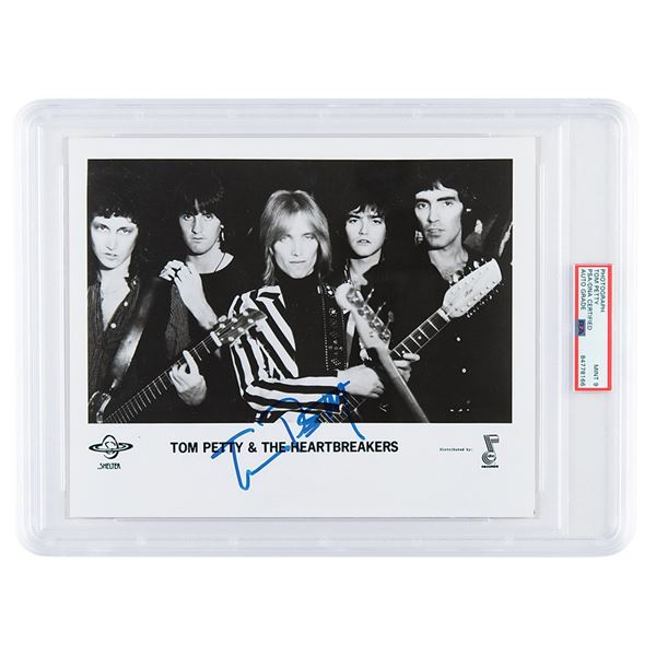 Tom Petty Signed Photograph - PSA MINT 9