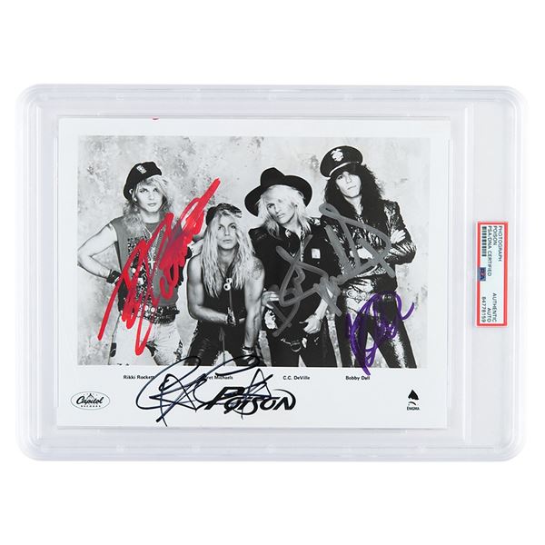 Poison Signed Photograph