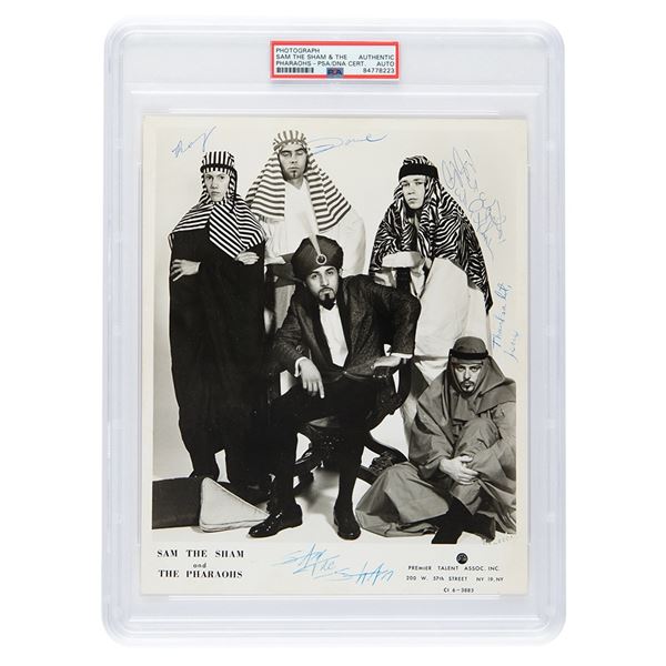 Sam the Sham and the Pharaohs Signed Photograph