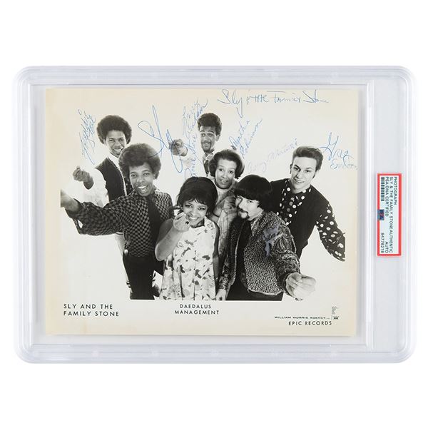 Sly and the Family Stone Signed Photograph