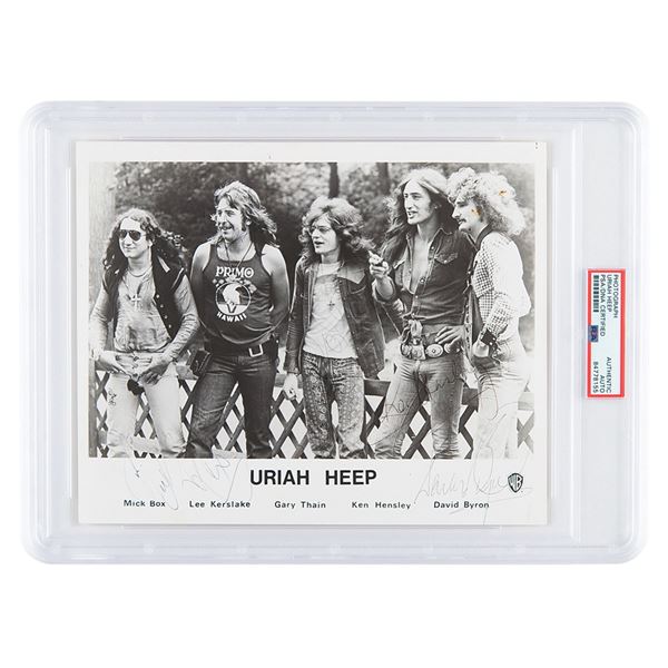 Uriah Heep Signed Photograph