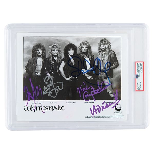 Whitesnake Signed Photograph
