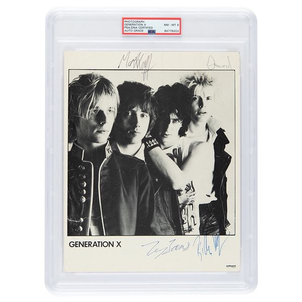 Generation X Signed Photograph - PSA NM-MT 8