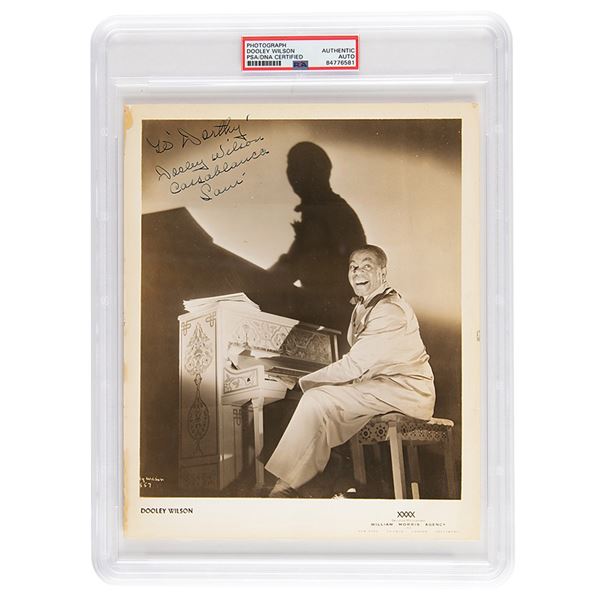 Casablanca: Dooley Wilson Signed Photograph