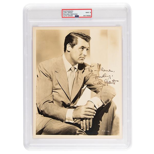 Cary Grant Signed Photograph - PSA MINT 9