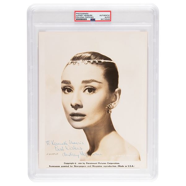 Audrey Hepburn Signed Photograph