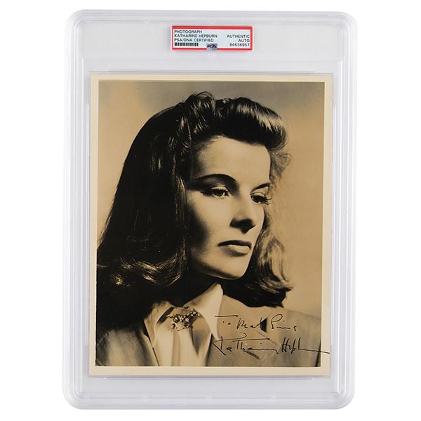 Katharine Hepburn Signed Photograph