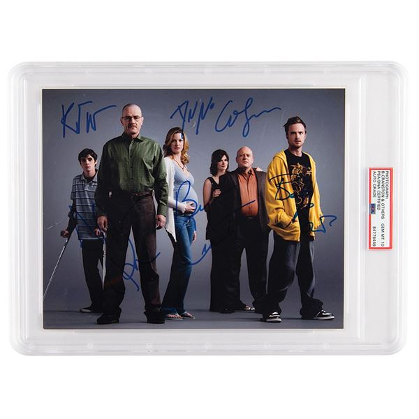 Breaking Bad Multi-Signed Photograph - PSA GEM MT 10