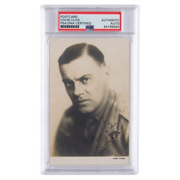 Colin Clive Signed Photograph