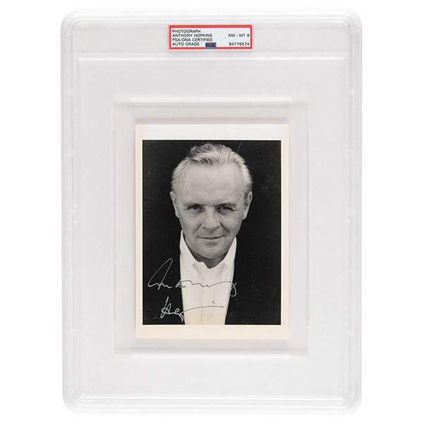 Anthony Hopkins Signed Photograph - PSA NM-MT 8