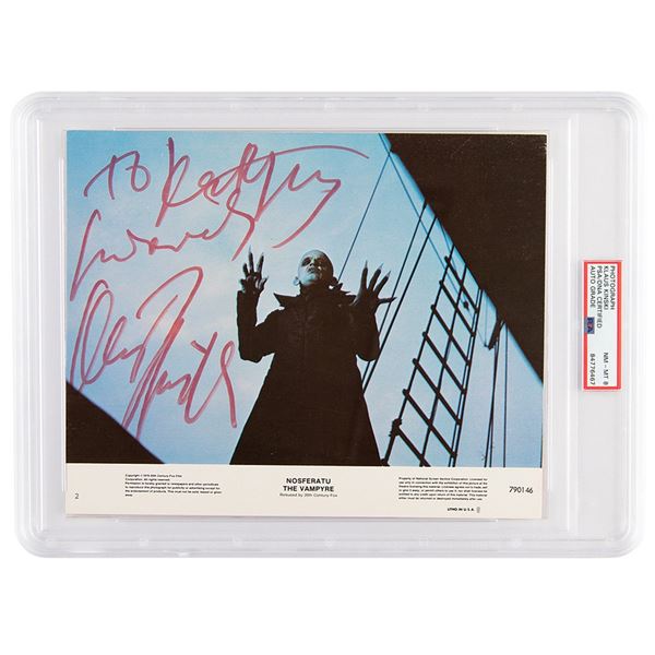 Klaus Kinski Signed Photograph - PSA NM-MT 8