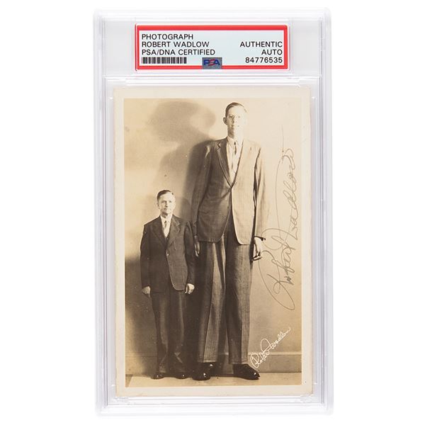 Robert Wadlow Signed Photograph