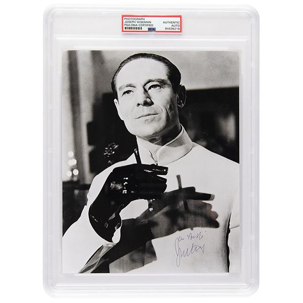 Joseph Wiseman Signed Photograph