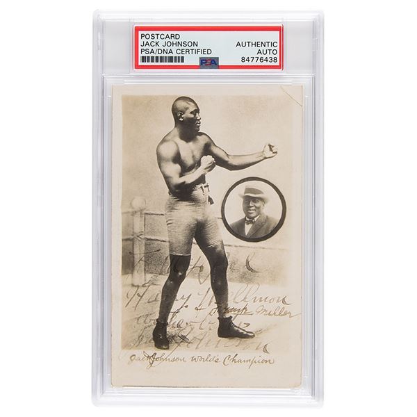 Jack Johnson Signed Photograph