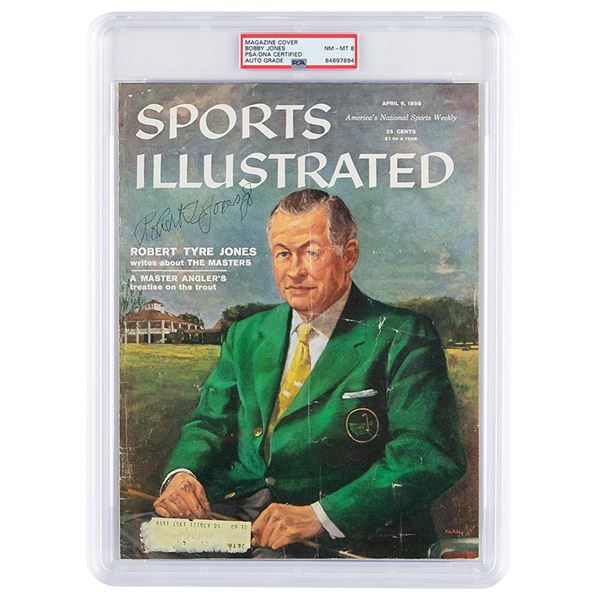 Bobby Jones Signed Magazine Cover - PSA NM-MT 8
