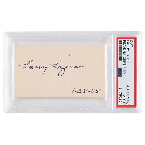 Larry Lajoie Signature