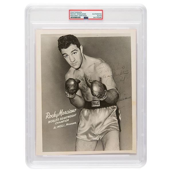 Rocky Marciano Signed Photograph