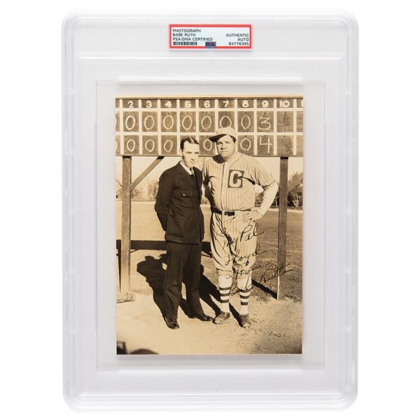 Babe Ruth Signed Photograph
