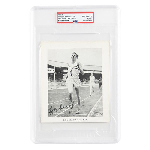 Roger Bannister Signed Photograph