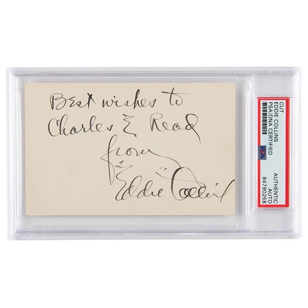 Eddie Collins Signature