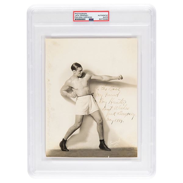 Jack Dempsey Signed Photograph
