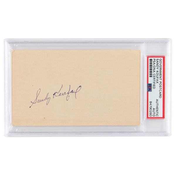 Sandy Koufax Signature (1965)