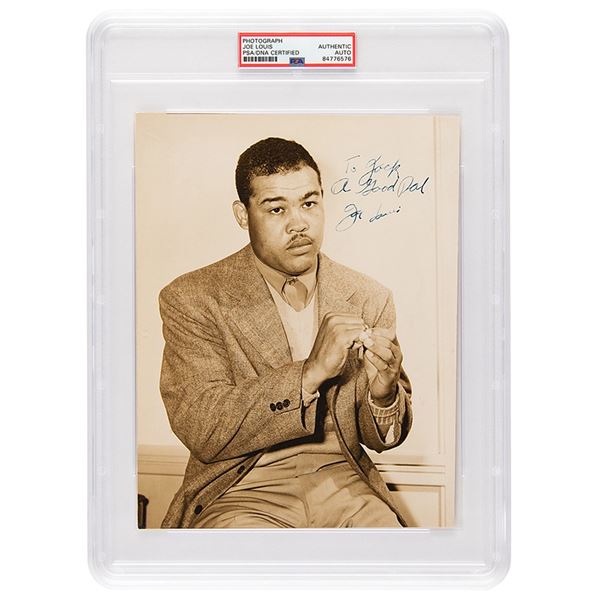 Joe Louis Signed Photograph