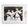 Image 1 : Mantle, DiMaggio, and Williams Signed Photograph - PSA MINT 9