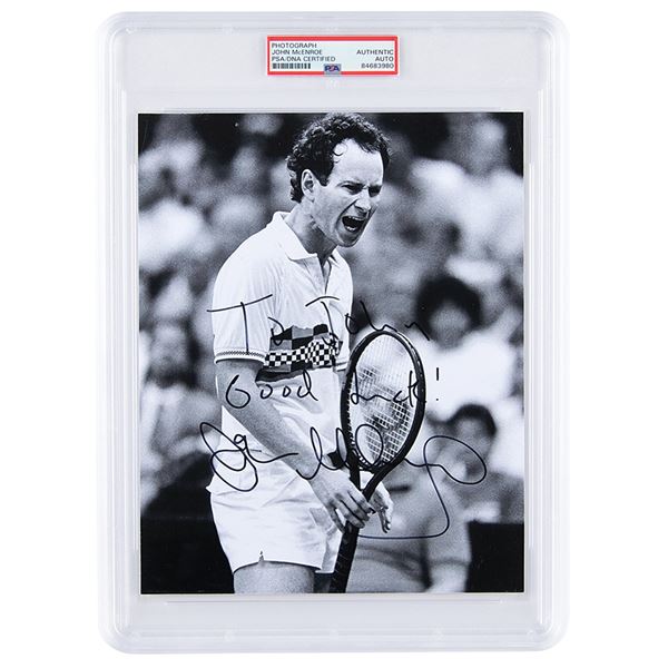 John McEnroe Signed Photograph