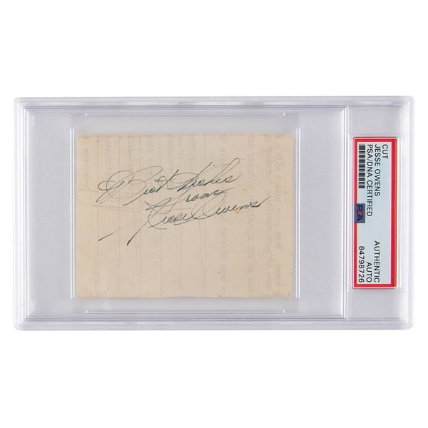 Jesse Owens Signature