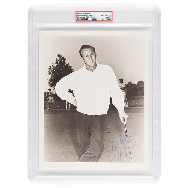 Arnold Palmer Signed Photograph