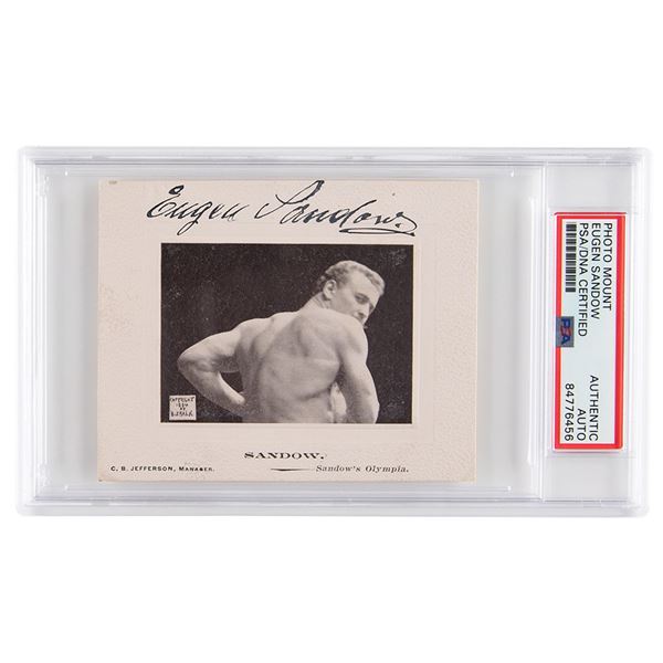 Eugen Sandow Signed Photograph