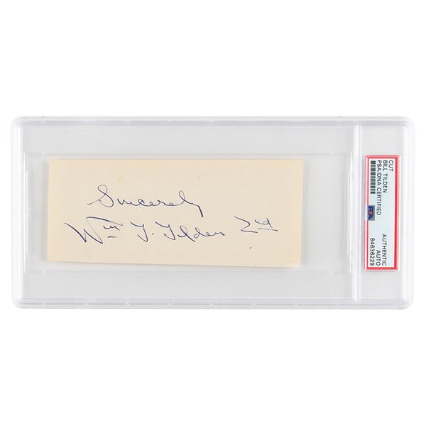 Bill Tilden Signature