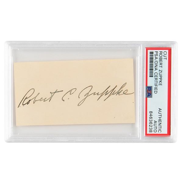 Robert C. Zuppke Signature