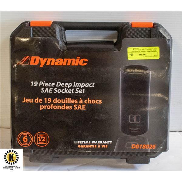 *EMPTY* DYNAMIC STANDARD IMPACT SOCKET CASE ? NEW