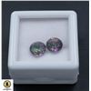 Image 1 : #302-NATURAL MYSTIC QUARTZ GEMSTONE 2.65CT