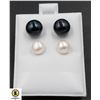 Image 1 : #29-NATURAL AKOYA PEARL STUD EARRINGS