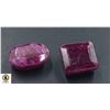 Image 1 : #99-GENUINE RED RUBY GEMSTONE  101.30CT