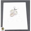 Image 1 : #270-NATURAL LEMON QUARTZ 5 X 7 & CZ PENDANT