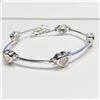 Image 1 : S34-55 SILVER CZ BRACELET