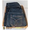 FLAT OF SIZE 8 NEW DENIM