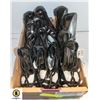 Image 1 : FLAT OF SEVEN PAIRS OF NEW GIRLS SANDALS
