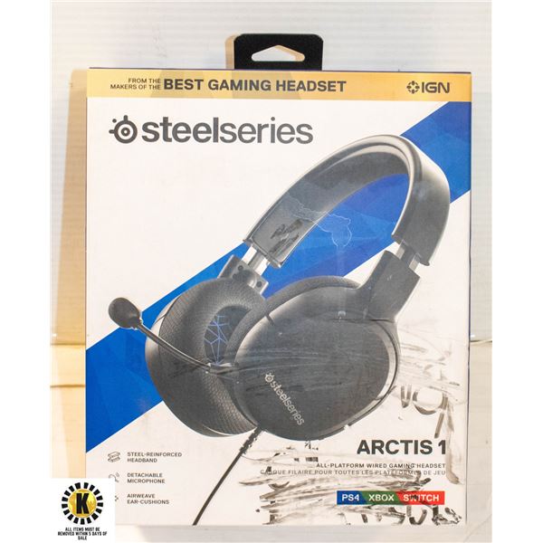 STEEL SERIES ARCTIS 1 VIDEO GAMING HEADSET PS4