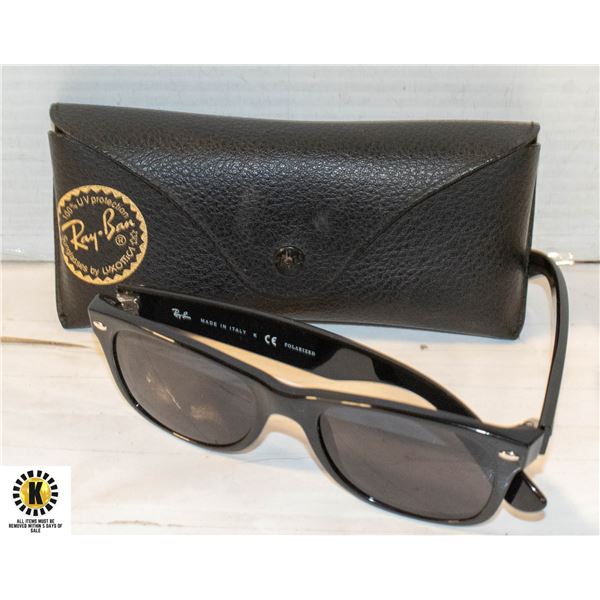 RAY-BAN 2132 POLARIZED 901/58 52-18 3P & CASE