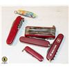 Image 1 : BAG WITH 6 VICTORINOX POCKET KNIVES
