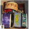 Image 1 : COLLECTOR TINS- ASSORTED LOT