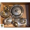Image 1 : SILVER PLATE ITEMS- LOT ASSORTED