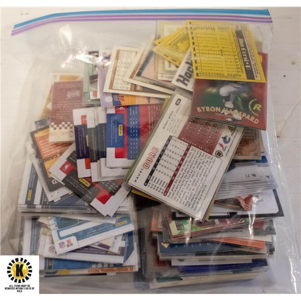 LARGE BAG OF ESTATE SPORTS CARDS