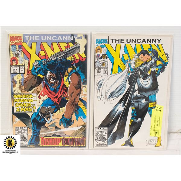 UNCANNY X-MEN #289 & 288